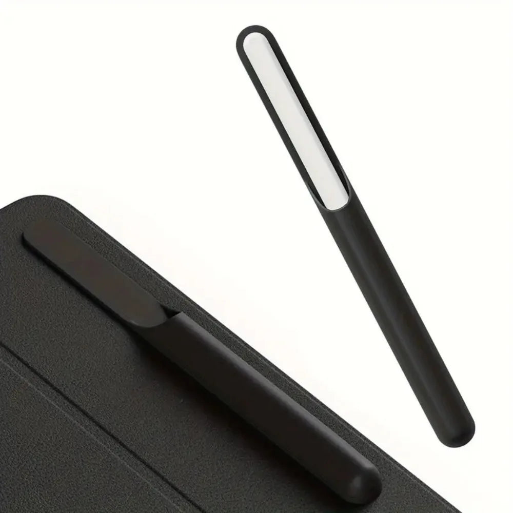 Silicone Stylus Pen Holder – Self-Adhesive Flexible Pen Clip Stylus Pen Holder Axl Black