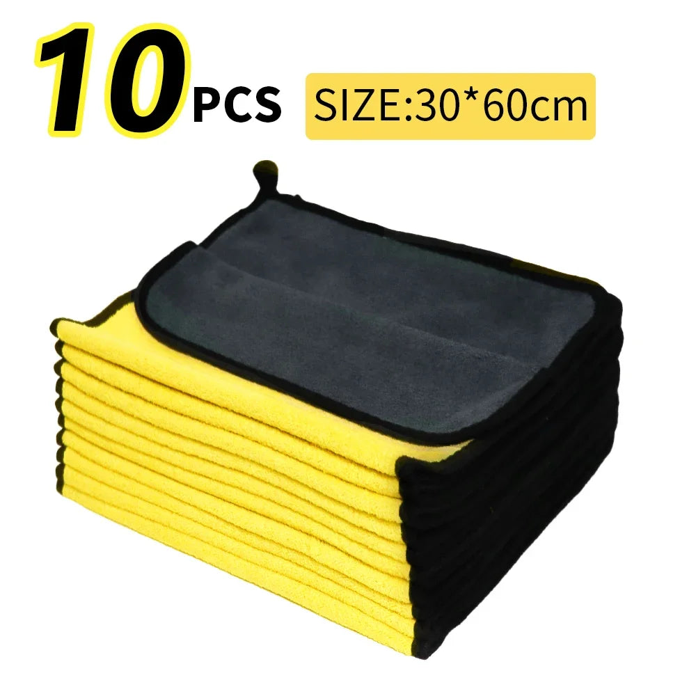 Microfiber Cleaning Cloths – Absorbent Kitchen & Car Towels Microfiber Cleaning Cloth Axl 30X60cm-10PC