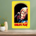Child's Play Chucky Metal Poster Sign – Retro Tin Wall Décor Metal Wall Sign Axl aluminum sign aluminum 14x20cm