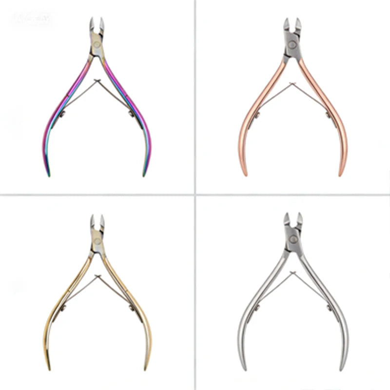 Professional Stainless Steel Cuticle Nipper – Manicure & Pedicure Cuticle Nipper Axl