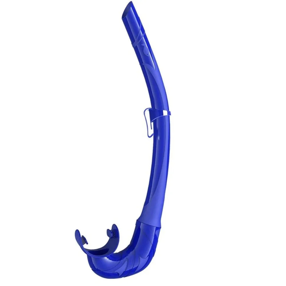 Soft Silicone Diving Snorkel – Arc-Bite Freediving Snorkel Diving Snorkel Axl Blue