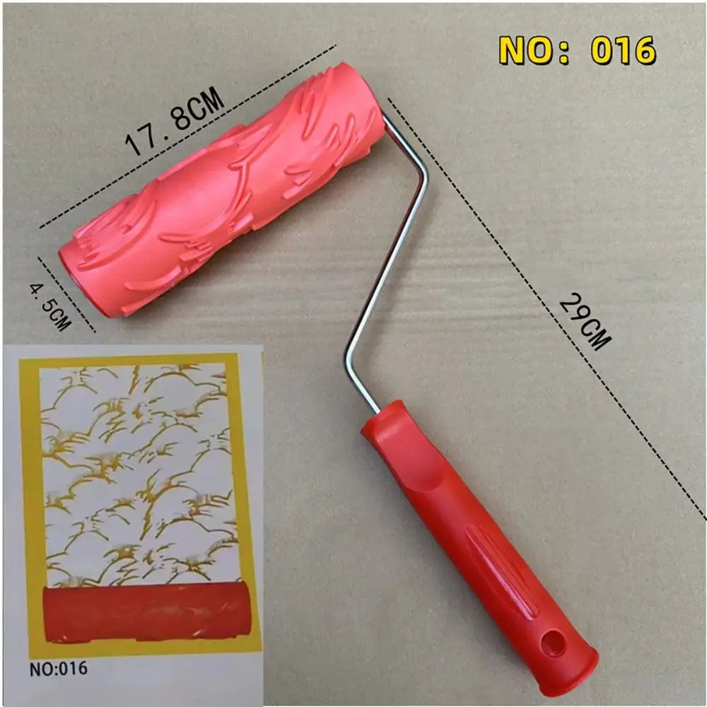 Wood Grain Paint Roller – DIY Texture Wall Painting Tool Paint Texture Roller Axl