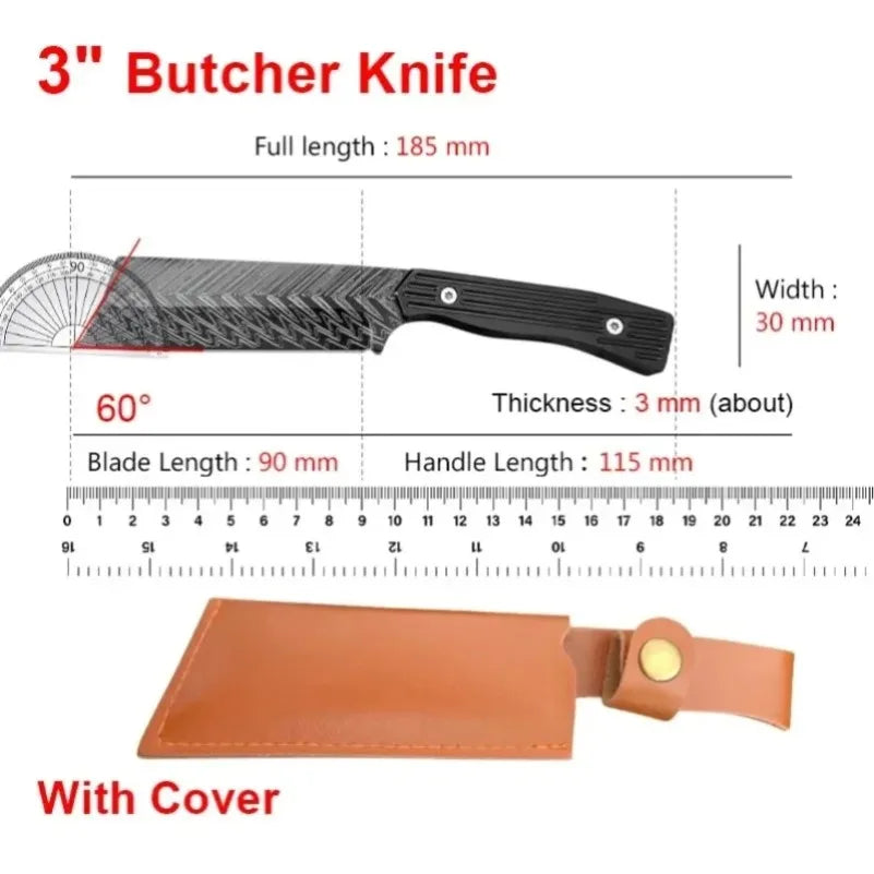InLeung 9" Stainless Steel Boning Cleaver Chef's Knife Chef's Knife Axl