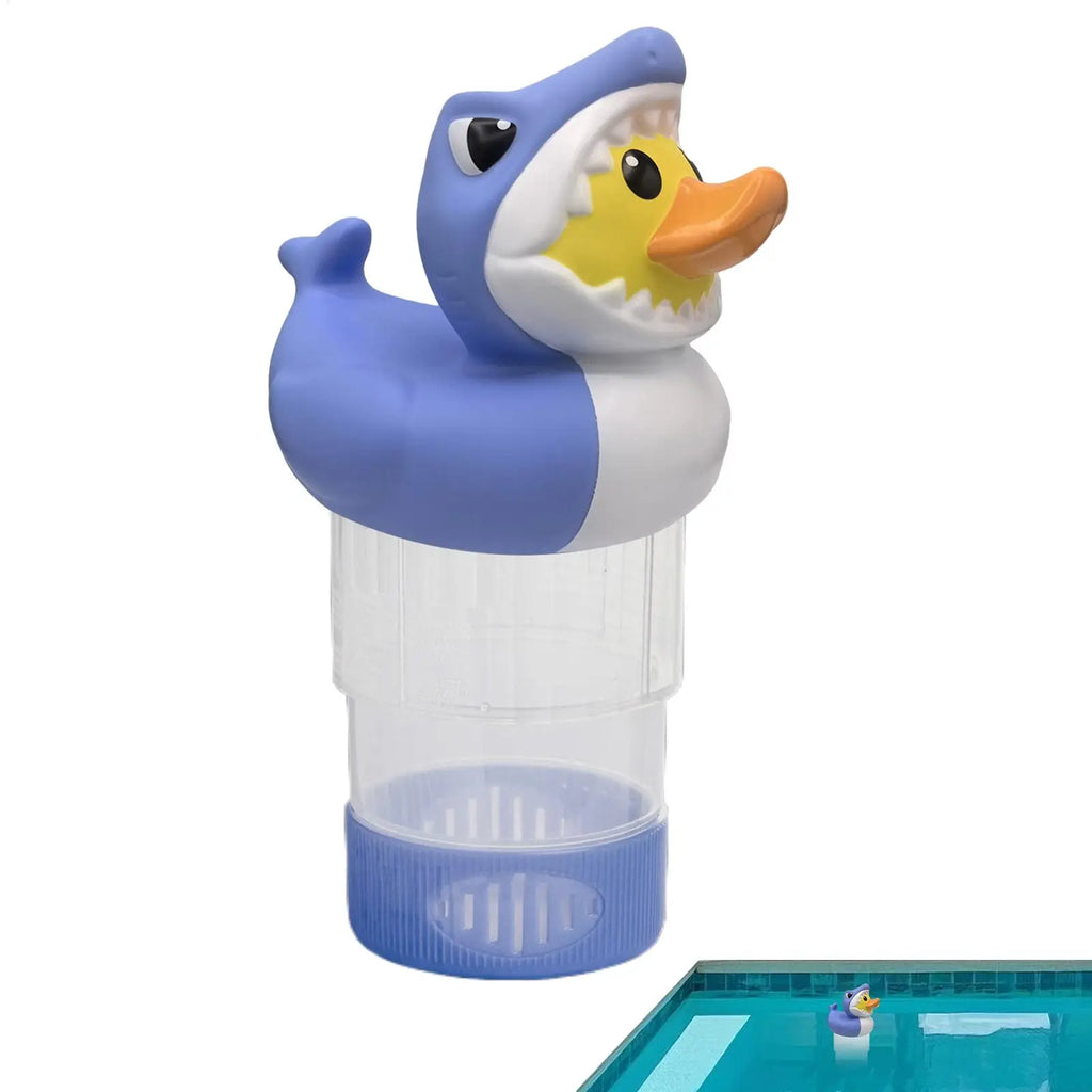 Duck Shark Floating Pool Chlorine Tablet Dispenser Pool Chlorine Floater Axl