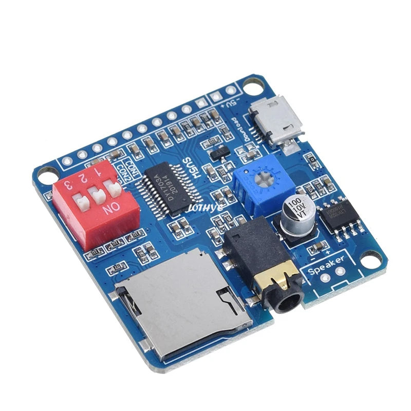 DY-SV5W 5W MP3 Voice Module – Serial Control for Arduino MP3 Playback Module Axl