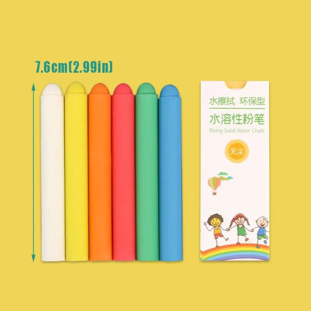 Dustless Colored Chalk Set – Erasable Water-Soluble Blackboard Dustless Chalk Set Axl