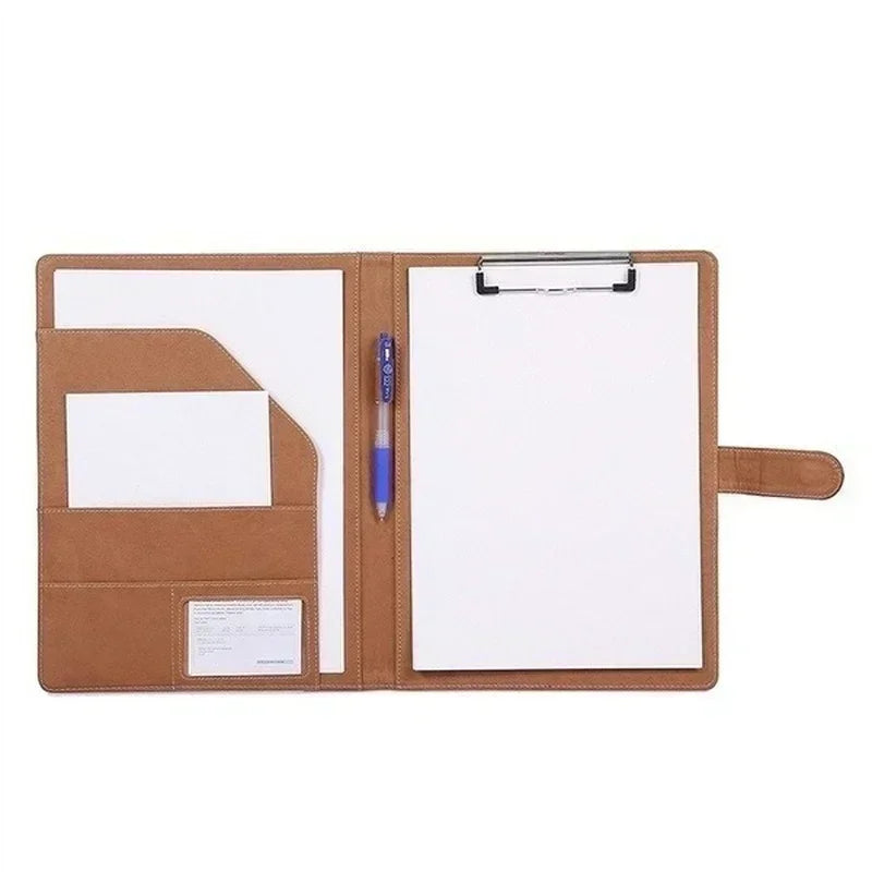 PU Leather A4 Conference Folder | Business Document Organizer Conference Folder Axl