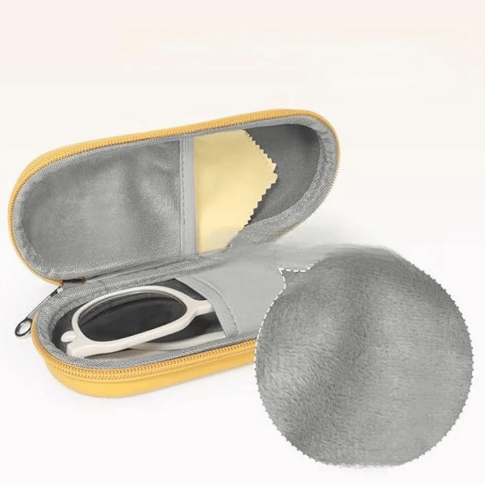 Double Sunglasses Case Hard Shell Dual Eyeglass Travel Organizer Eyeglass Travel Case Axl
