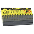 100 Funny Bad Parking Cards – Multi-Violation Notice Pack Novelty Parking Cards Axl WHITE