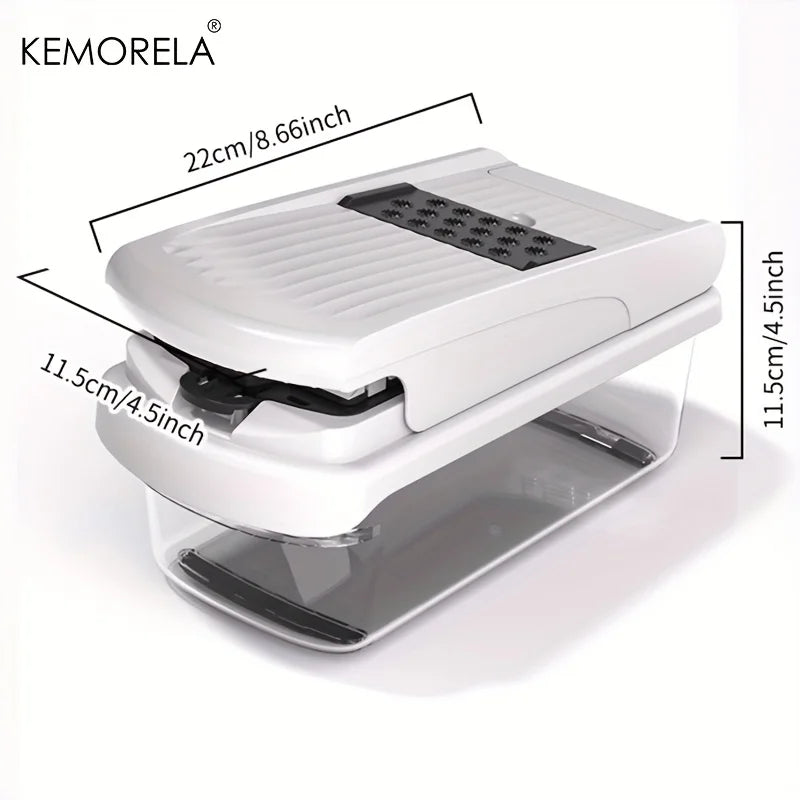 KEMORELA 15-in-1 Vegetable Chopper with Container | Onion Chopper Vegetable Chopper Axl