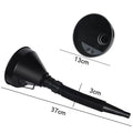 Wide Mouth Flexible Fuel Funnel with Strainer | Car, Truck & Bike Automotive Fuel Funnel Axl Black
