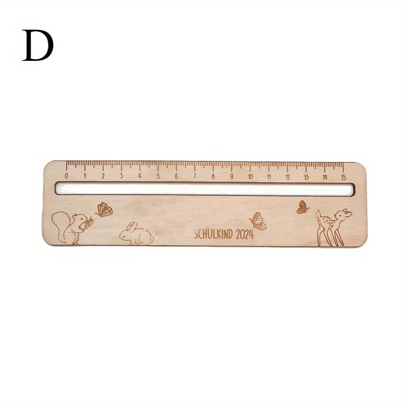 Wooden Reading Tracking Ruler – Text Guide Strip for Kids Reading Tracking Ruler Axl D