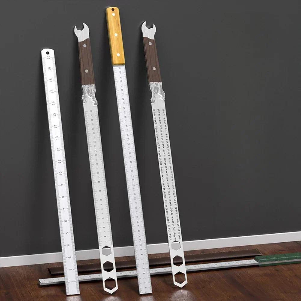 5mm Thick Manganese Steel Measuring Straightedge Ruler Tool Measuring Straightedge Ruler Axl