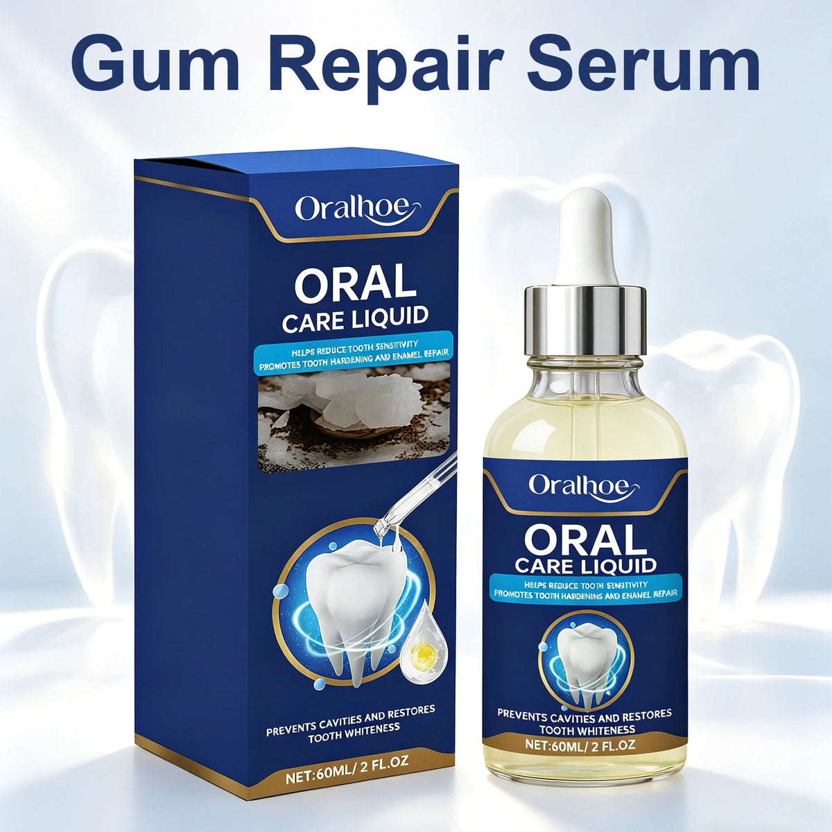 60ml Gum Repair Serum – Deep Cleaning & Fresh Breath Dental Care Gum Repair Serum Axl
