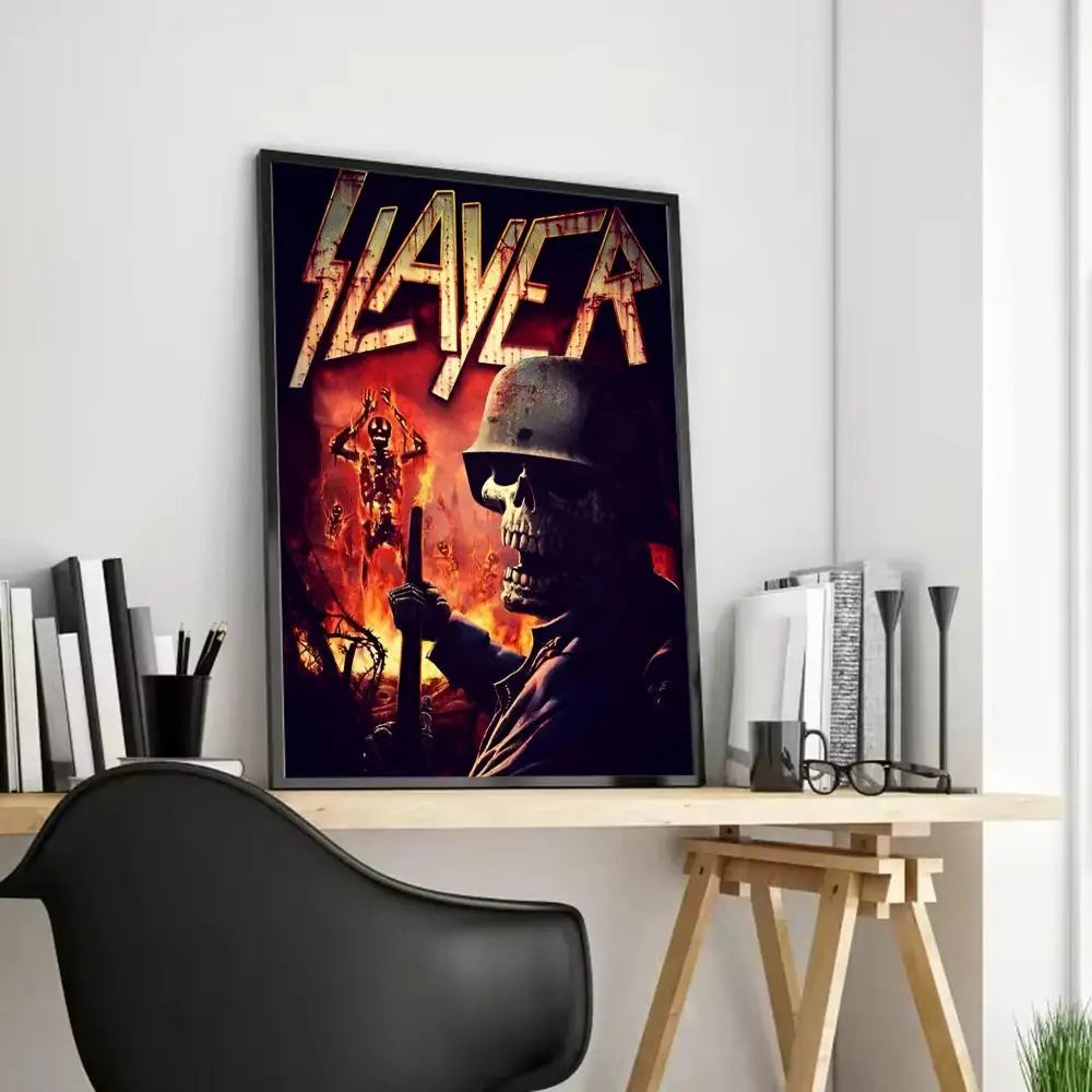 Floral Canvas Wall Art Poster – Unframed Classical Home Décor Canvas Wall Art Axl Black2 30X40cmFrameless