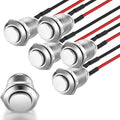 12mm Waterproof Latching Push Button Switch – Stainless Steel Push Button Switch Axl 5PCS