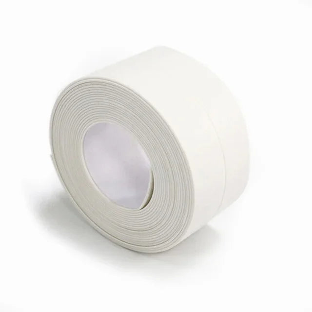 Waterproof Self-Adhesive PVC Sealant Tape – Kitchen & Bathroom Sealant Caulk Tape Axl White