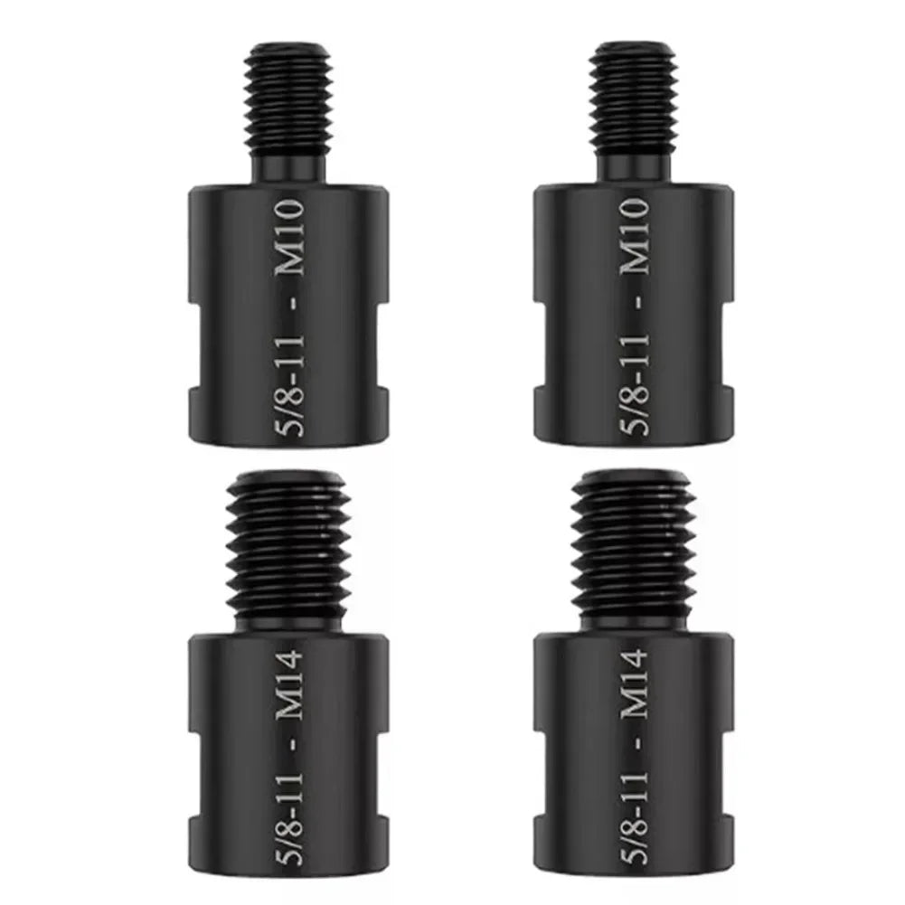 4-Pc Angle Grinder Adapter 5/8-11 to M14 & M10 Thread Converter Grinder Thread Adapter Axl