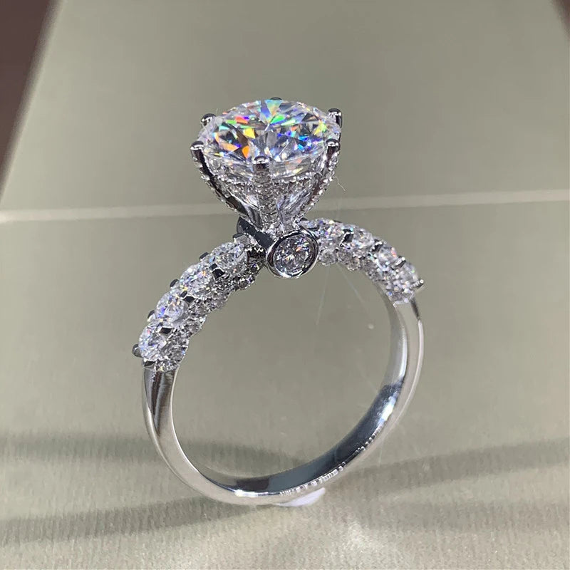 Huitan Women's CZ Wedding Band Ring | Engagement Jewelry Wedding Band Ring Axl