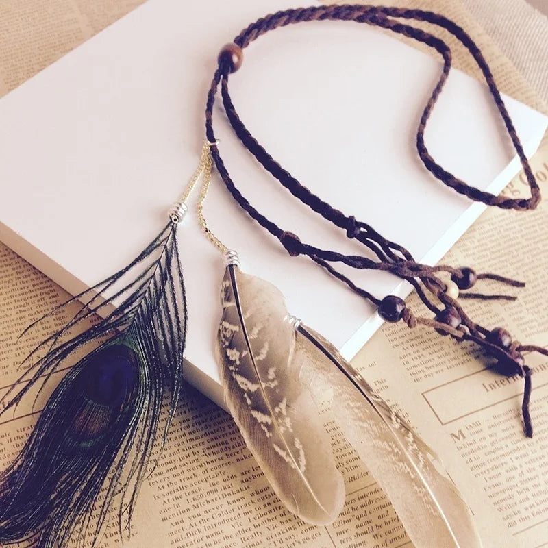 Feather Headband – Boho Festival Hairband & Headdress Feather Headband Axl