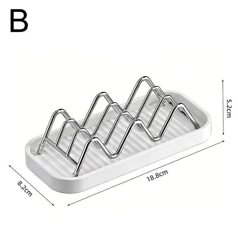Stainless Steel Soap Dish with Drainage | Bathroom Soap Rack Soap Dish Rack Axl B