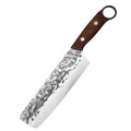InLeung Chef Cleaver Knife – Stainless Steel Wood Handle Chef Cleaver Knife Axl A Knife