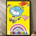 Amazing World of Gumball Self-Stick HD PVC Wall Art Poster Wall Art Poster Axl White06 50X70cmNoframe