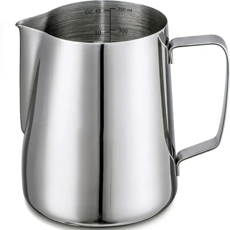 KEMORELA Milk Frothing Pitcher with Scale | 350/600/900ml Milk Frothing Pitcher Axl