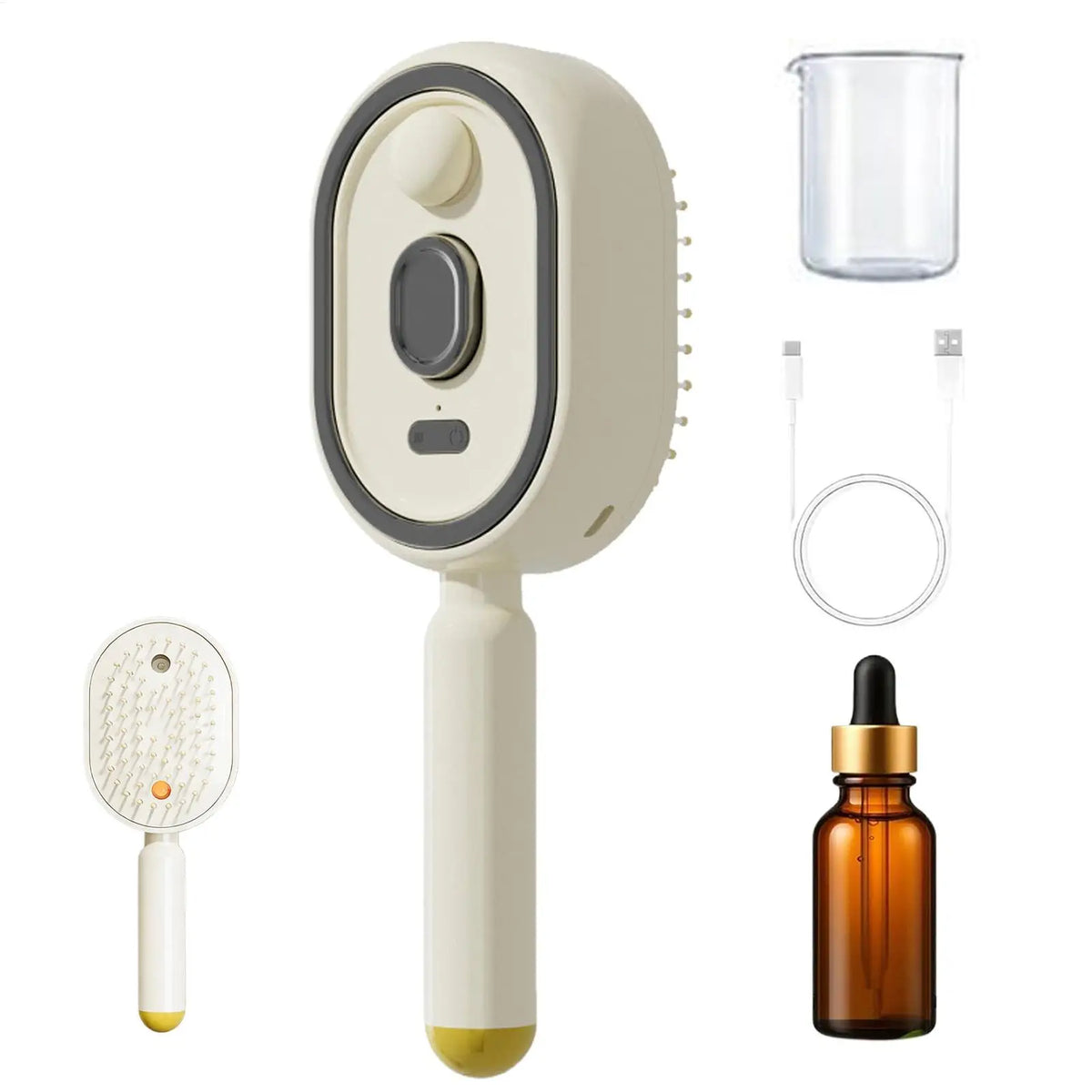 Rechargeable Steam Hair Brush – Detangling & Smoothing Comb Steam Hair Brush Axl