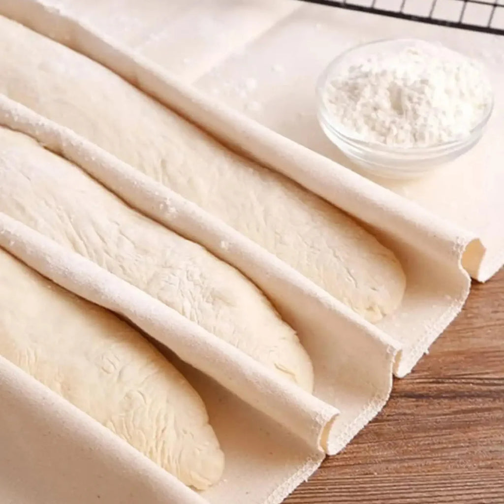 Natural Cotton Dough Proofing Cloth – Reusable Baker's Couche Dough Proofing Cloth Axl