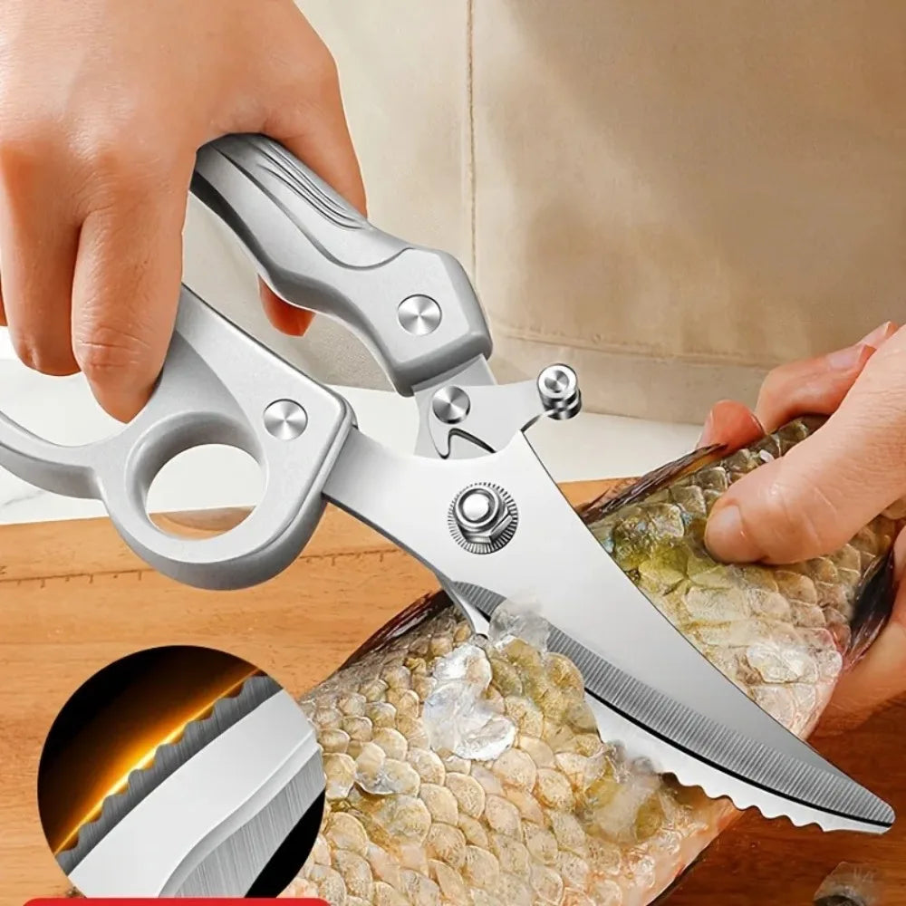 PLYS Heavy-Duty Kitchen Shears with Spring-Loaded Ejector Kitchen Shears Axl