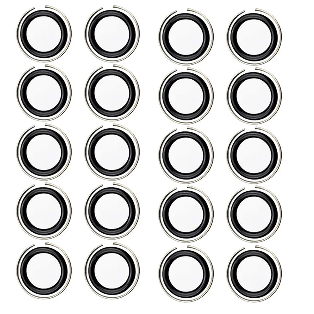 20pc 1/2" Retaining Rings & O-Rings for Impact Wrench Sockets Retaining Ring Clips Axl