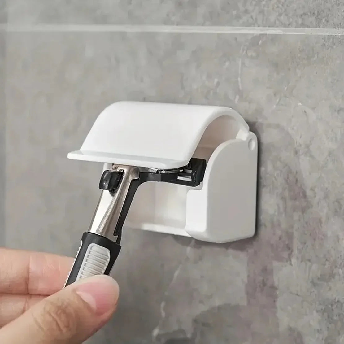 Shower Razor Hanger & Electric Toothbrush Holder | Bathroom Organizer Bathroom Organizer Holder Axl