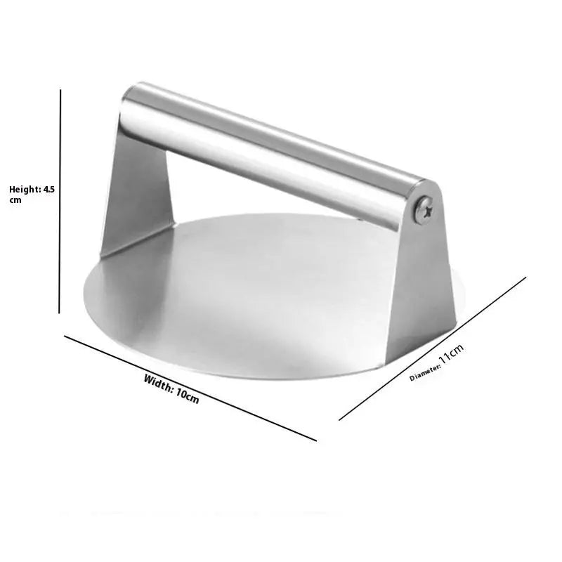 Stainless Steel Smash Burger Press – Round Patty Mold Burger Press Axl onesize