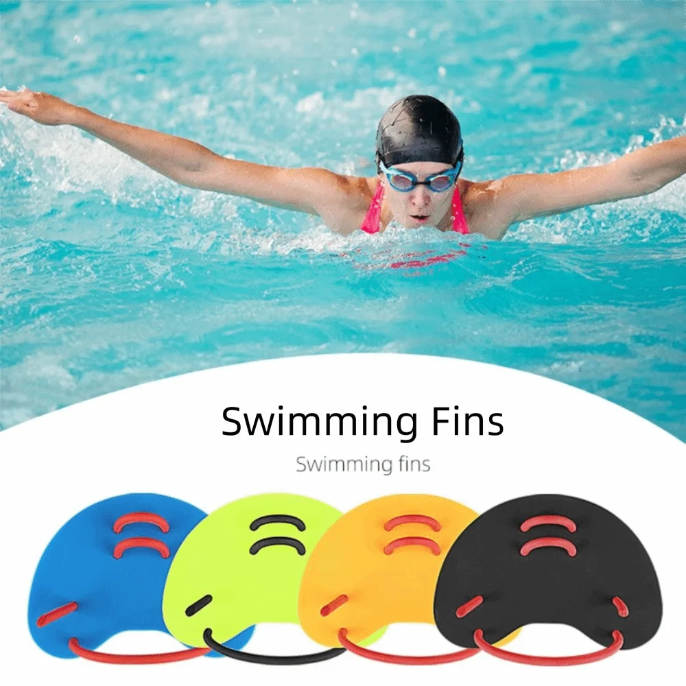Silicone Swimming Finger Fins – Adjustable Hand Webbed Gloves Swimming Hand Fins Axl