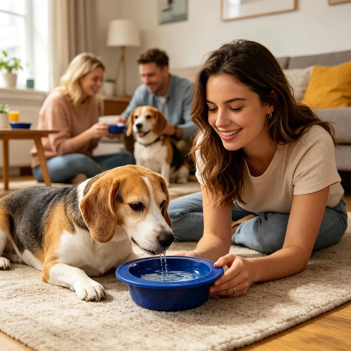 Cooling Dog Bowl – Freeze Water & Food Feeder | All Breeds Pet Cooling Bowl Axl