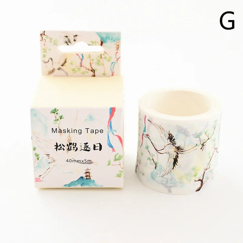Vintage Decorative Washi Tape – DIY Scrapbooking & Journaling Decorative Washi Tape Axl G
