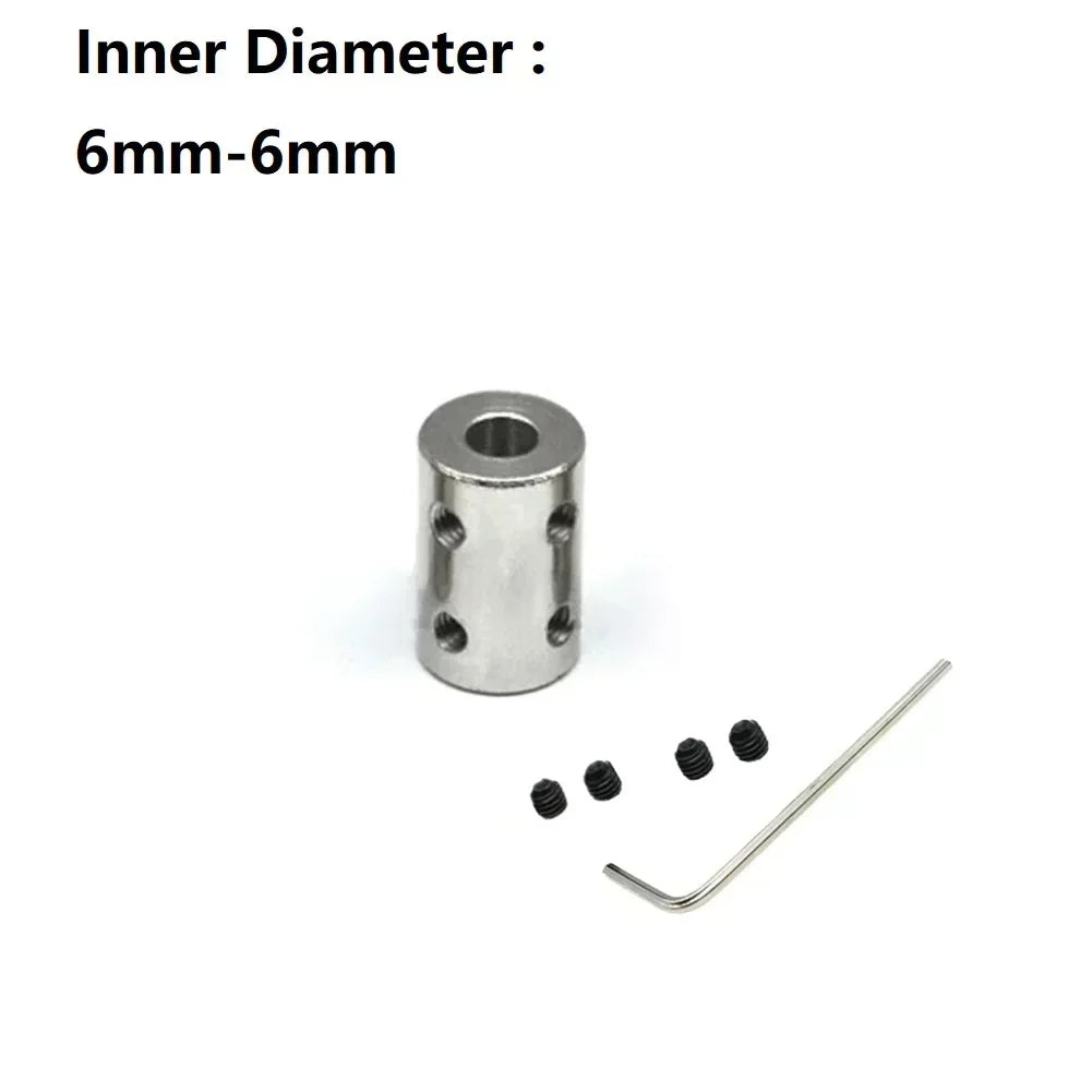 Rigid Shaft Coupling 4–10mm | RC Boat & Car Motor Connector Set Shaft Coupling Set Axl