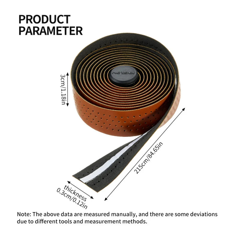 Road Bike Perforated Handlebar Tape – Non-Slip Breathable Wrap Handlebar Tape Axl