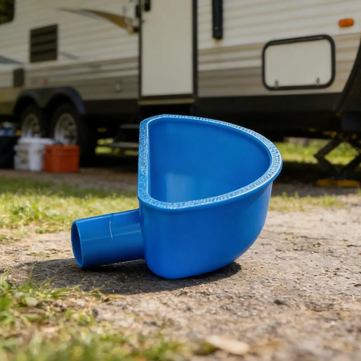 RV Water Inlet Funnel – Wide Mouth Anti-Spill Filler RV Water Funnel Axl