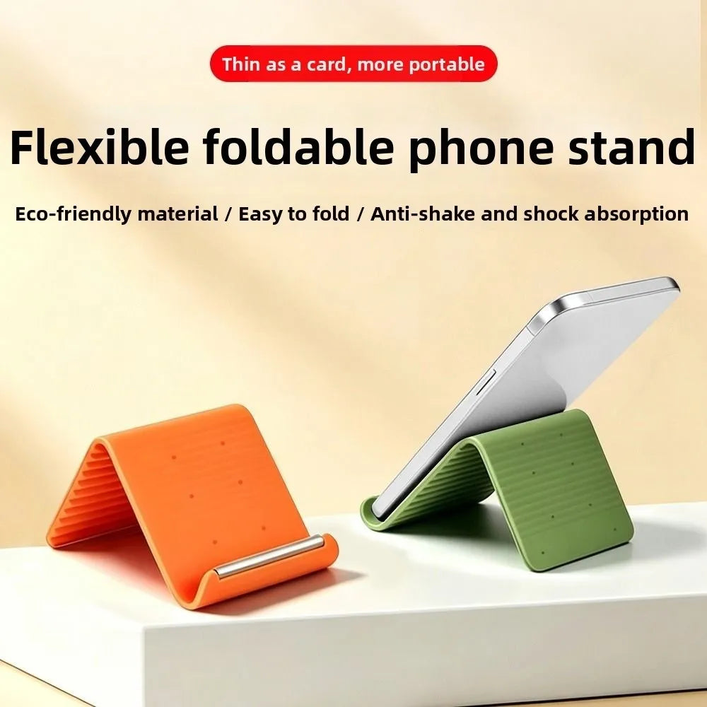 Bendable Silicone Phone Stand – Flexible Multi-Angle Foldable Holder Phone Stand Axl