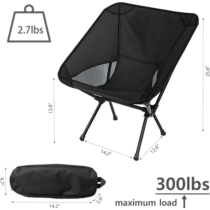 Portable Folding Camping Chair with Carry Bag | Outdoor Seat Folding Camping Chair Axl