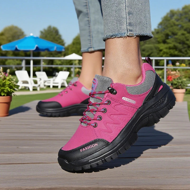 Women's Non-Slip Hiking Sneakers – Platform Walking Shoes Women's Hiking Sneakers Axl