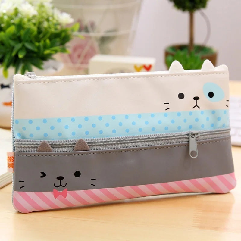 Kawaii Pencil Case – Cute Fabric Pouch for School Stationery Pencil Case Axl