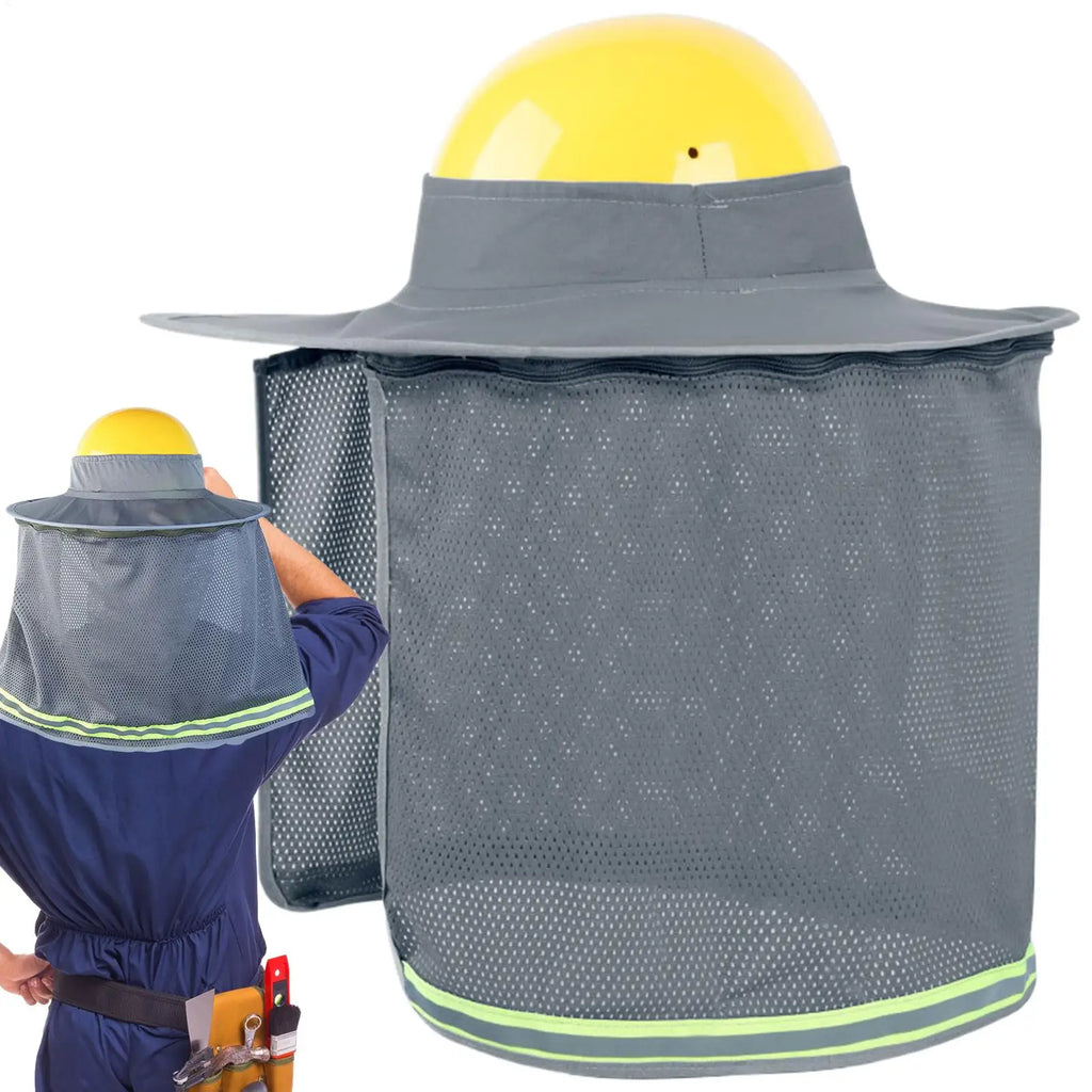 Hard Hat Sun Shade UPF50+ Breathable Neck Shield Visor Hard Hat Visor Axl