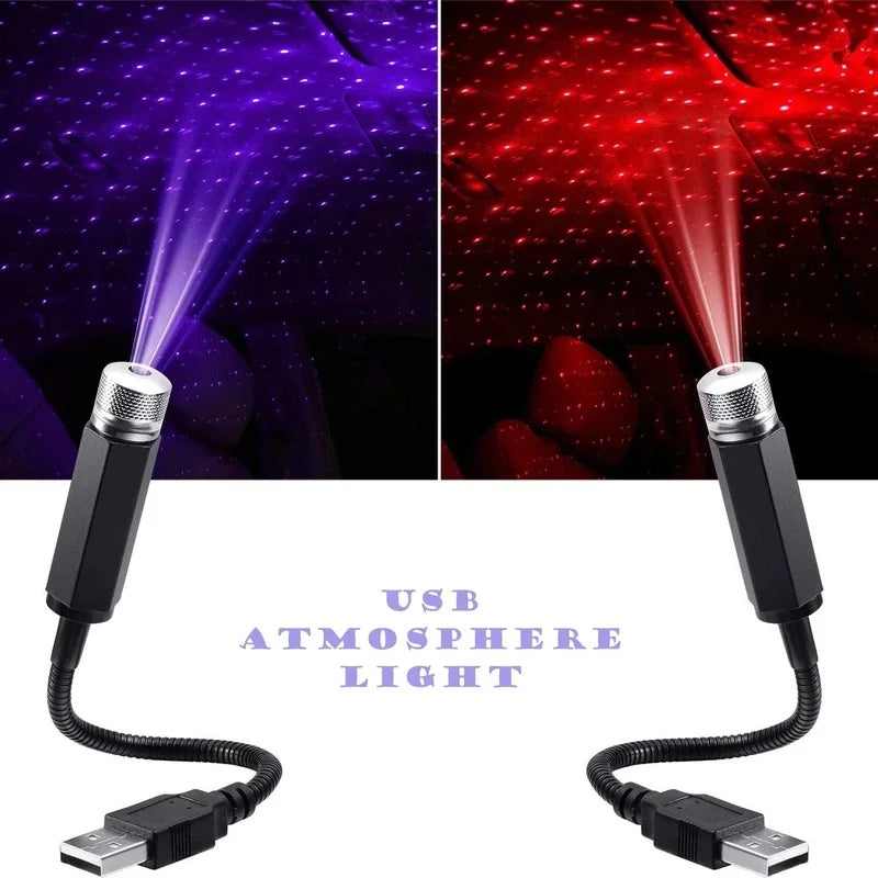 USB Mini LED Star Projector – Car & Room Galaxy Night Light LED Star Projector Axl