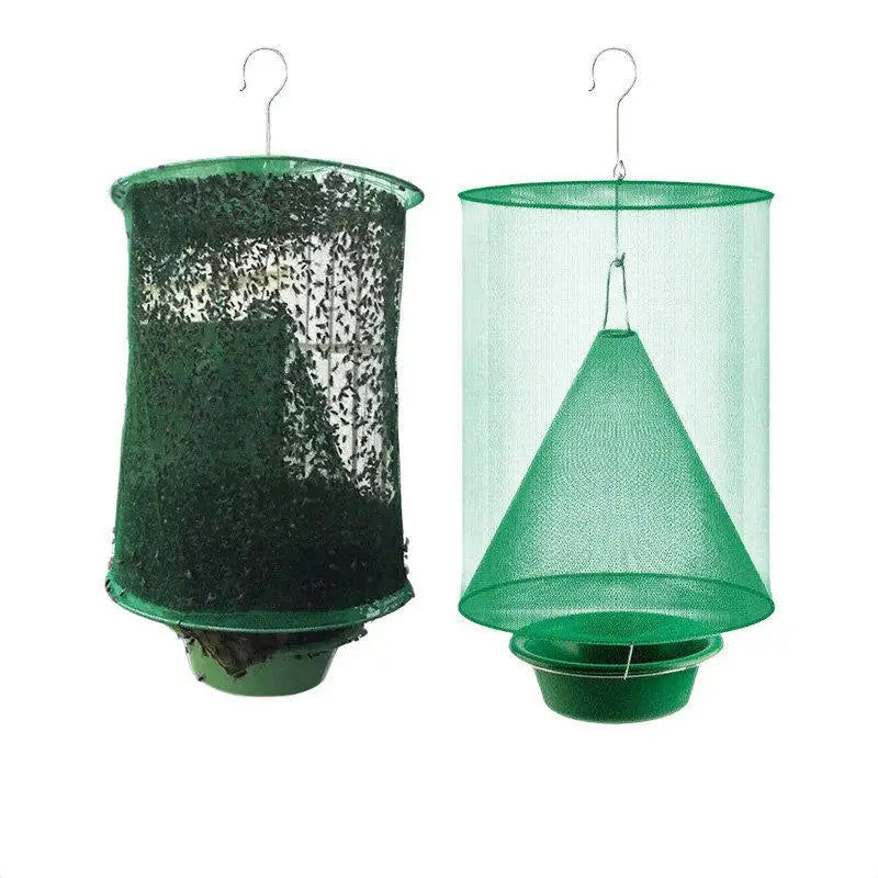 Hanging Fly Trap – Green Mesh Net for Garden, Farm & Patio Outdoor Fly Trap Axl
