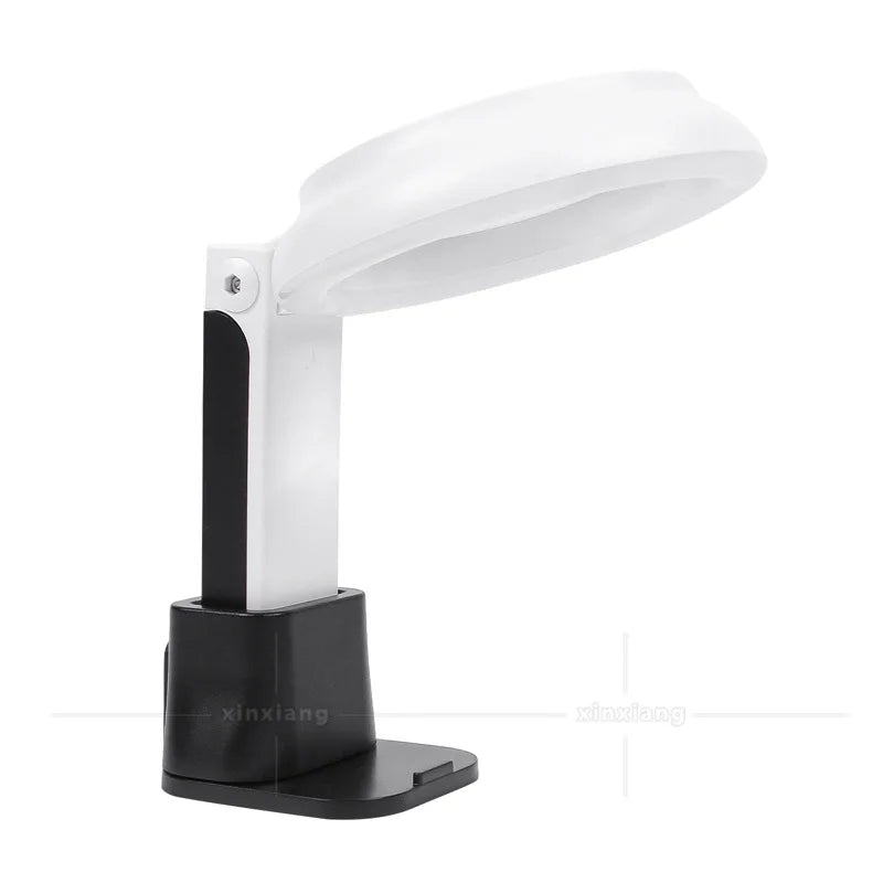 Rechargeable Magnifier 6X 8X 16X with Tri-Color LED – Handheld LED Magnifying Glass Axl