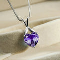 Huitan Heart CZ Pendant Necklace – Women's Fashion Jewelry Pendant Necklace Axl XL1105 45cm