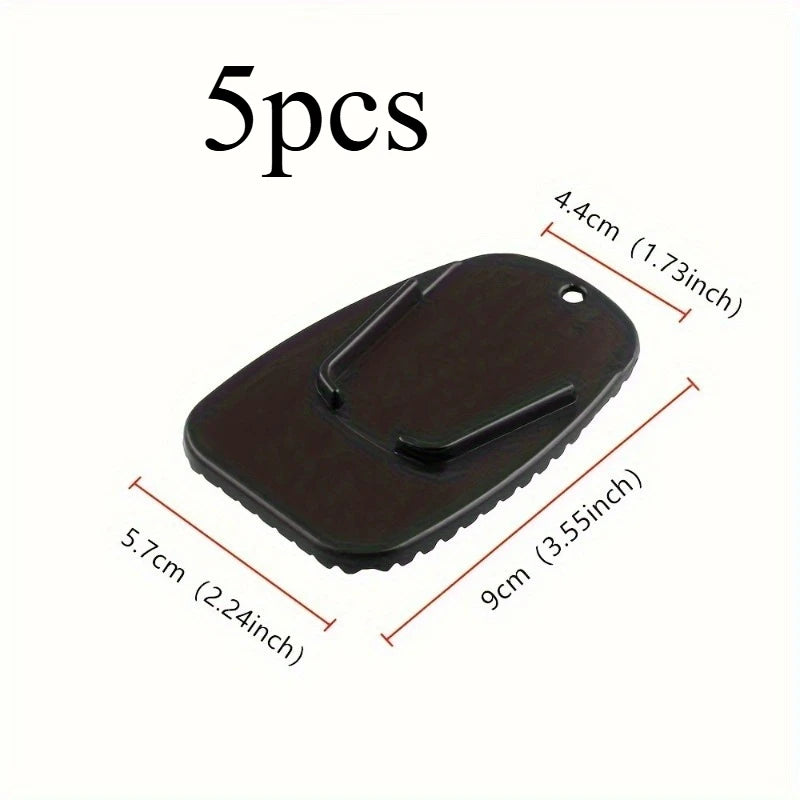 Universal Motorcycle Side Stand Pad – Kickstand Support Plate Kickstand Support Pad Axl Black